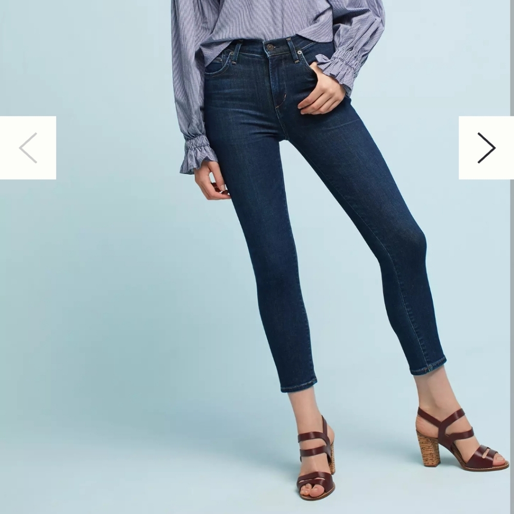 Citizens of humanity Rocket Crop Petite High Rise Skinny